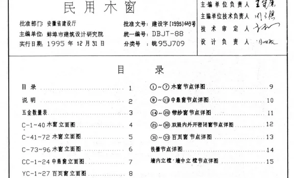 皖95J709 民用木窗