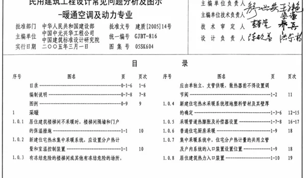 民用建筑工程设计常见问题分析及图示05SK604
