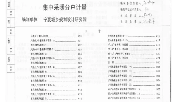 宁02N5 集中采暖分户计量