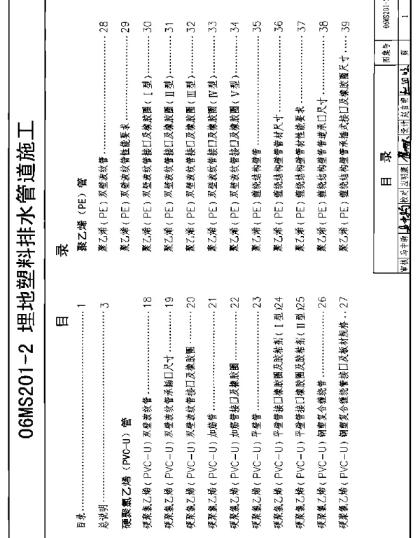 06MS201-2埋地塑料排水管道施工