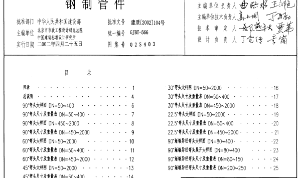 02S403 钢制管件