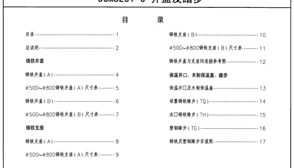 06MS201-6井盖及踏步图集