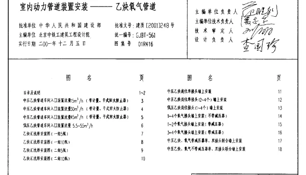 01R416 室内动力管道装置安装-乙炔氧气管道6