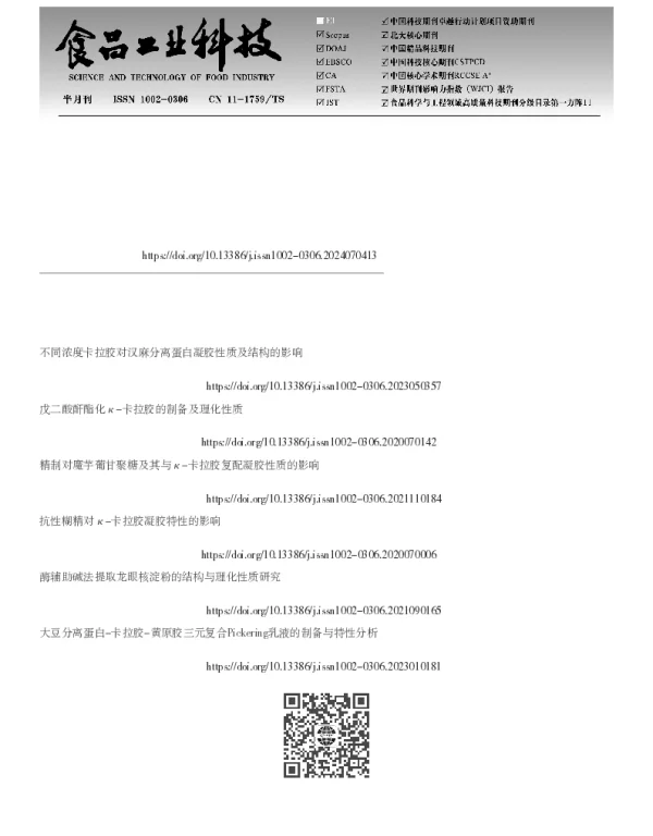 ι-卡拉胶低浓度碱均相提取工艺优化及其性质分析