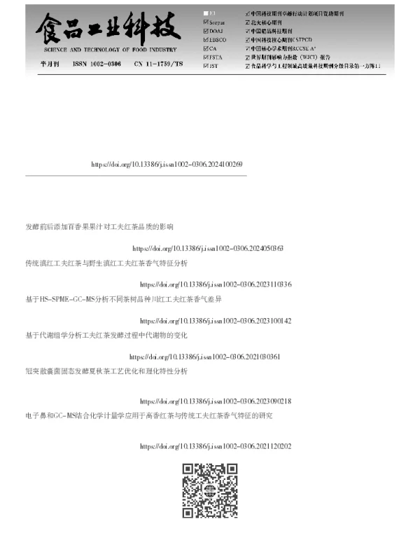 不同品种夏秋鲜叶混合加工工夫红茶品质差异性分析