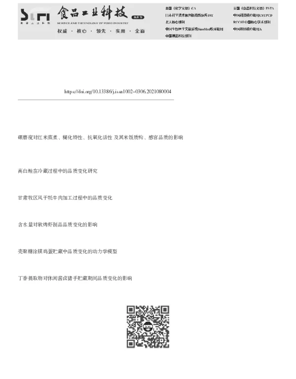 六种优质籼稻后熟期间的品质变化比较