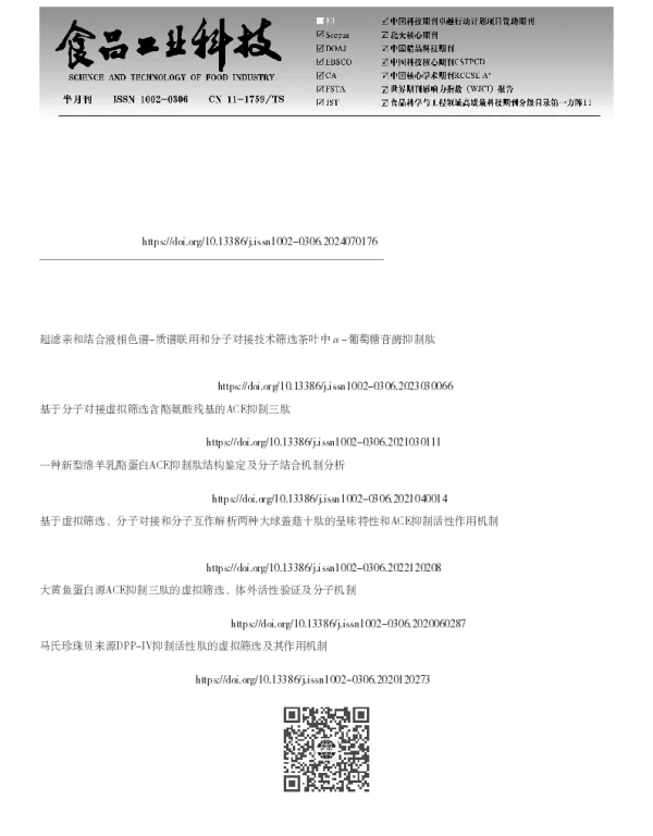莱茵衣藻蛋白的提取及单胺氧化酶A抑制肽的筛选