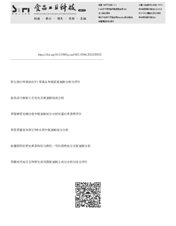 不同品种木芙蓉花氨基酸组成分析及评价 不同品种木芙蓉花氨基酸组成分析及评价