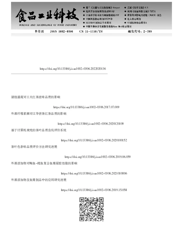 外源添加茶汁或梨汁对梅占工夫红茶品质的影响
