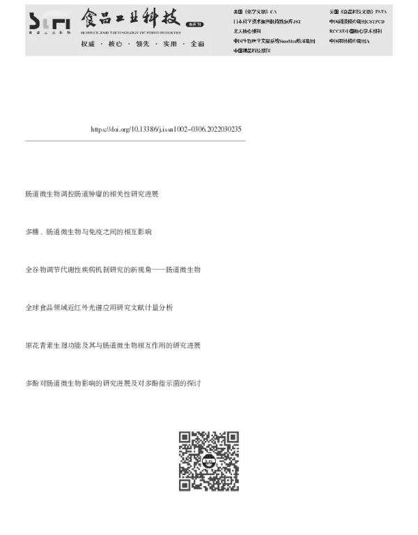 基于CiteSpace的食品和肠道微生物研究的计量分析