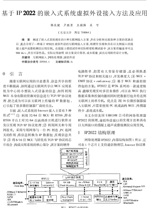 基于IP 2022的嵌入式系统虚拟外设接入方法及应用