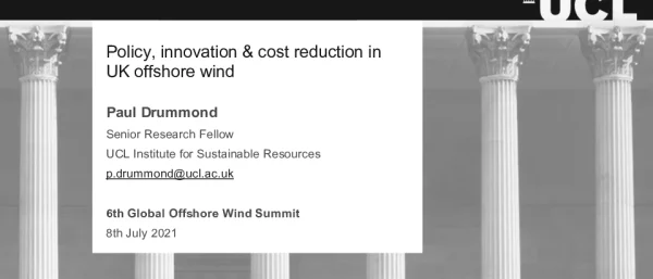 全球海上风电大会课件-Global Offshore Wind Summit