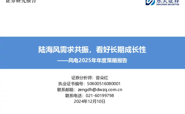 20241210-风电2025年年度策略报告_陆海风需求共振_看好长期成长性_42页_1mb
