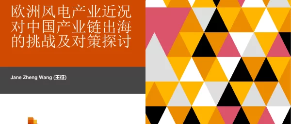 2022-12-王征：欧洲风电产业近况对中国产业链出海的挑战及对策探讨演讲ppt