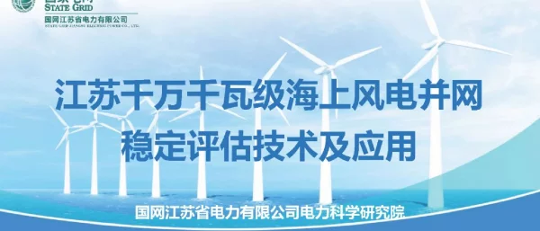 【国家电网】2024江苏千万千瓦级海上风电并网稳定评估技术及应用报告_28页_3mb