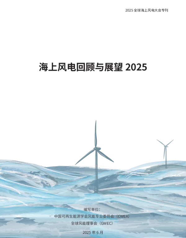 全球风能理事会:海上风电回顾与展望2025 全球风能理事会:海上风电回顾与展望2025