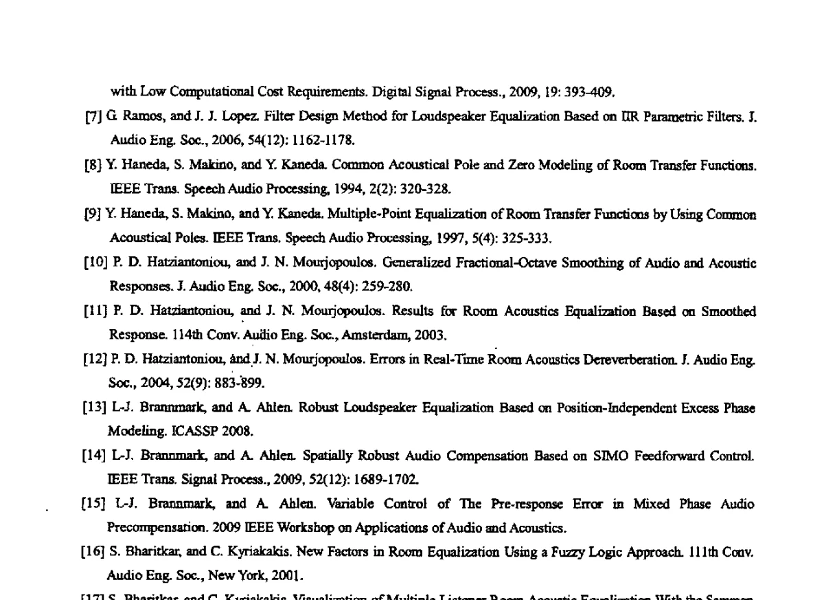 基于Volterra滤波器的参量阵扬声器基频信号失真模型 - 2012年声频工程学术交流年会