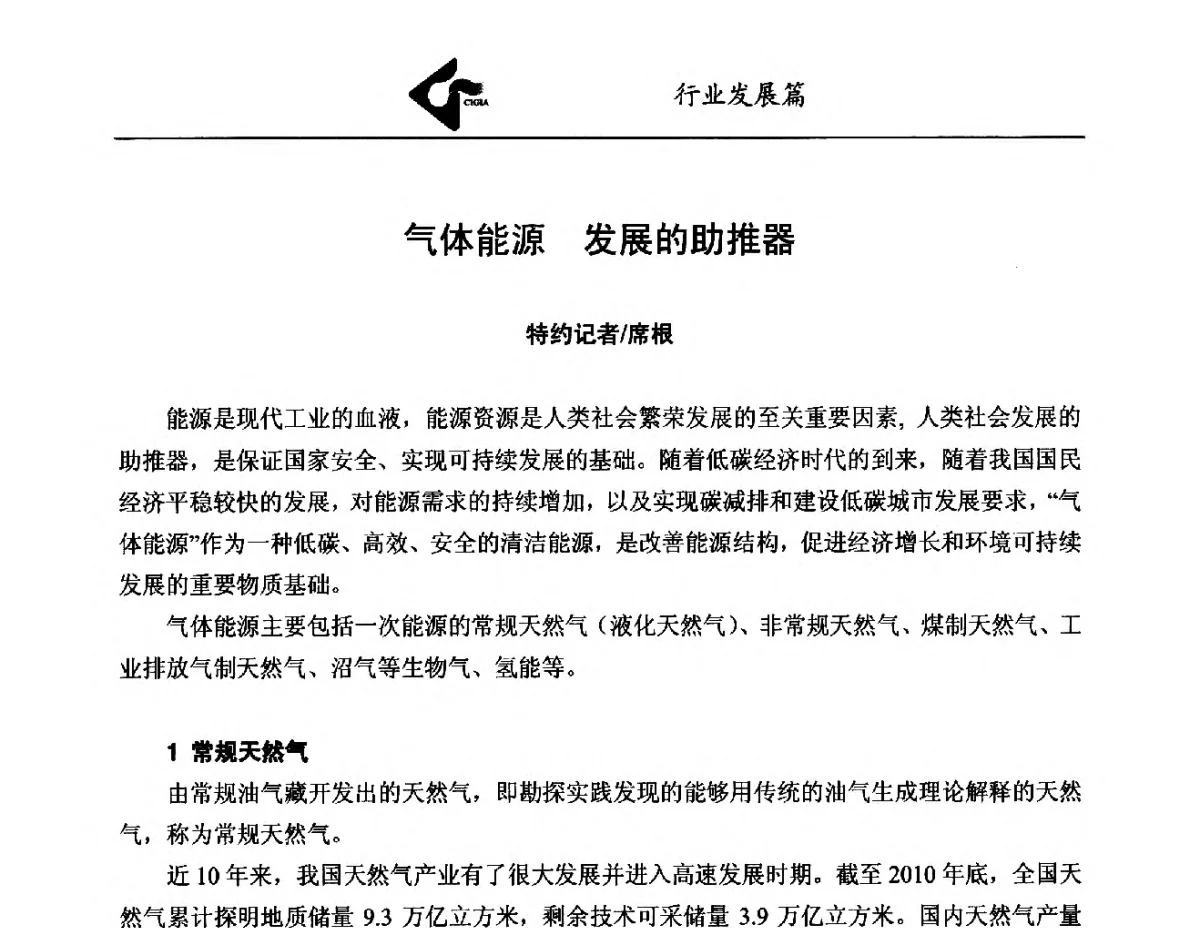气体能源发展的助推器 - 中国工业气体工业协会第22次会员代表大会暨2012年年会