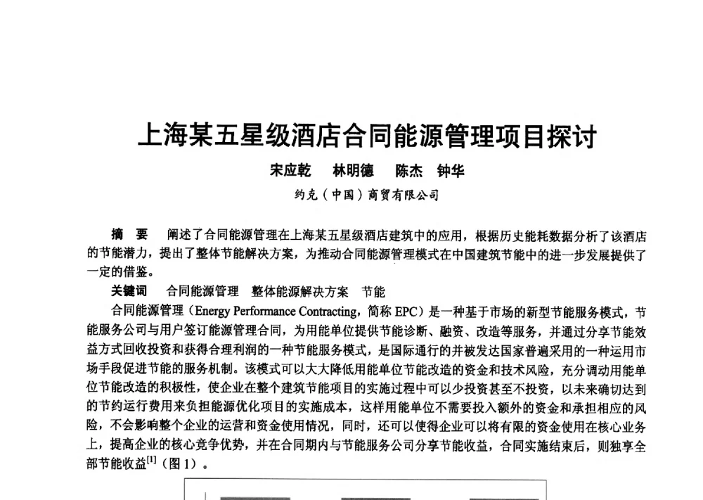 上海某五星级酒店合同能源管理项目探讨 - 2013年中国制冷空调工程节能减排新技术研讨会