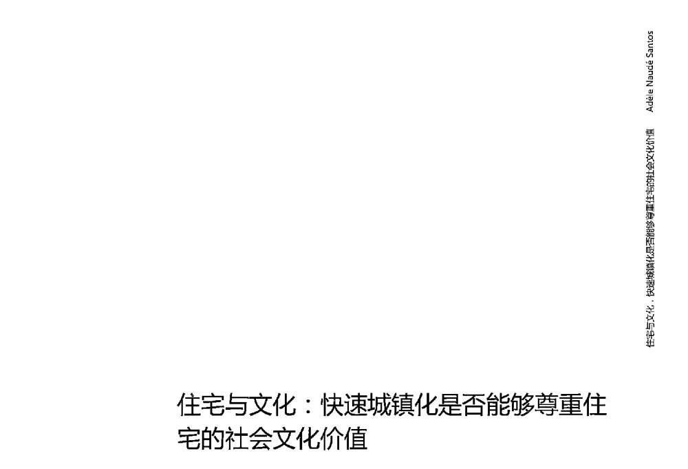住宅与文化_快速城镇化是否能够尊重住宅的社会文化价值 - 2013国际工程科技发展战略高端论坛——中国当代建筑设计发展战略
