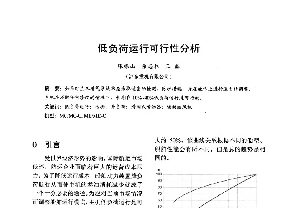 低负荷运行可行性分析 - 中国内燃机学会2013年学术年会暨油品与清洁燃料分会和山西省内燃机学会联合学术年会