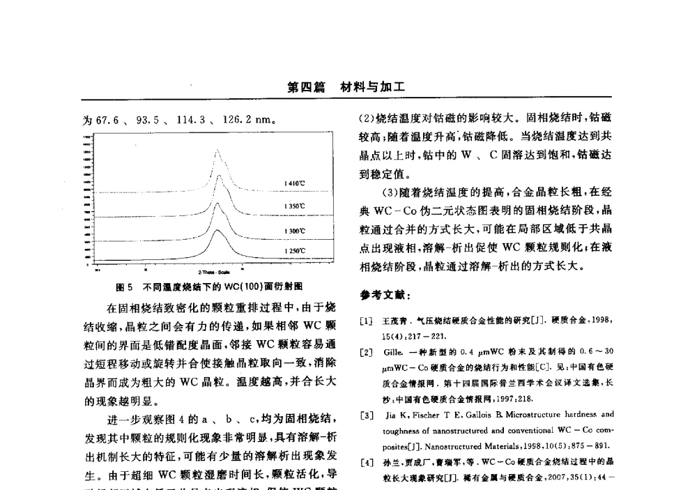铁对凿岩用WC-Co硬质合金钎片性能的影响 - 2014(郑州)中西部第七届有色金属工业发展论坛