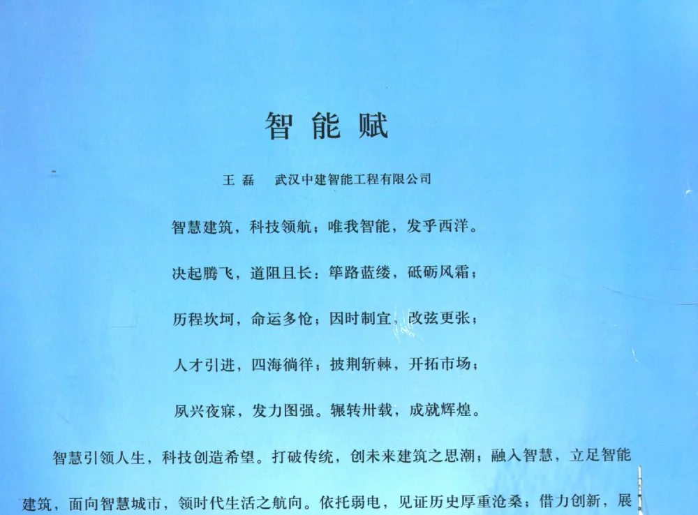 智能赋 - 中国建筑业协会智能建筑分会成立10周年暨2013智能建筑行业发展高峰论坛