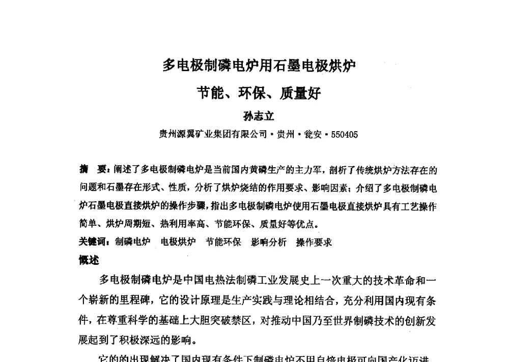 多电极制磷电炉用石墨电极烘炉节能、环保、质量好 - 中国金属学会炭素材料分会第二十七次学术交流会