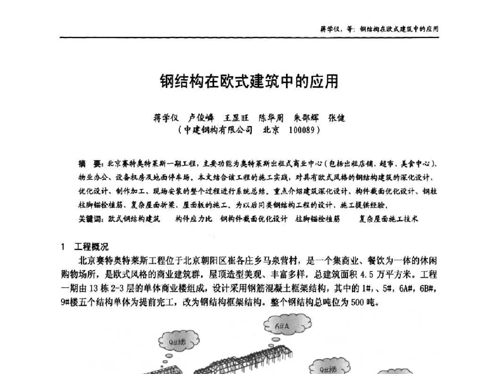 钢结构在欧式建筑中的应用 - 中国钢结构协会房屋建筑钢结构分会2009年学术年会