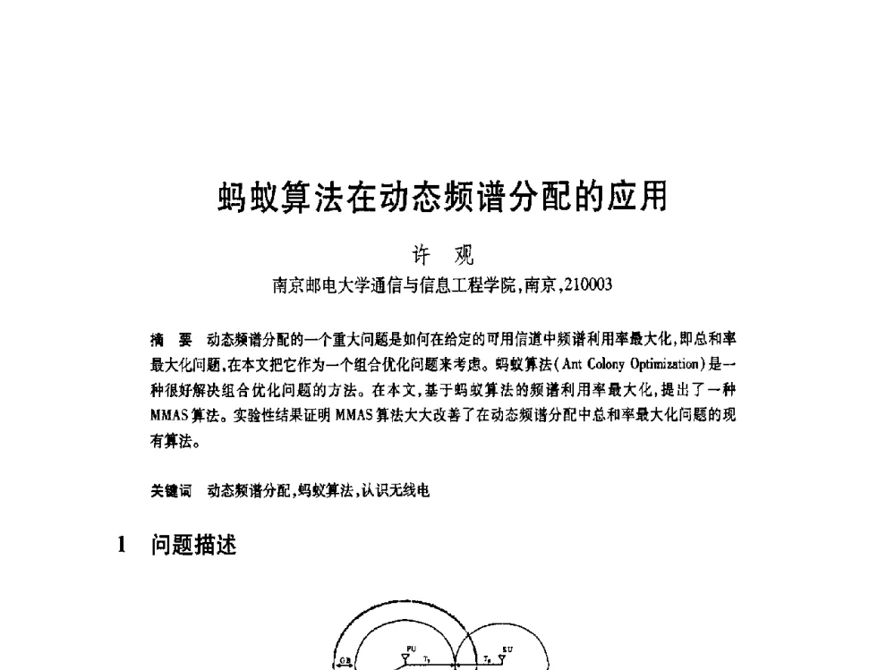 蚂蚁算法在动态频谱分配的应用 - 第19届全国计算机新科技与计算机教育学术大会