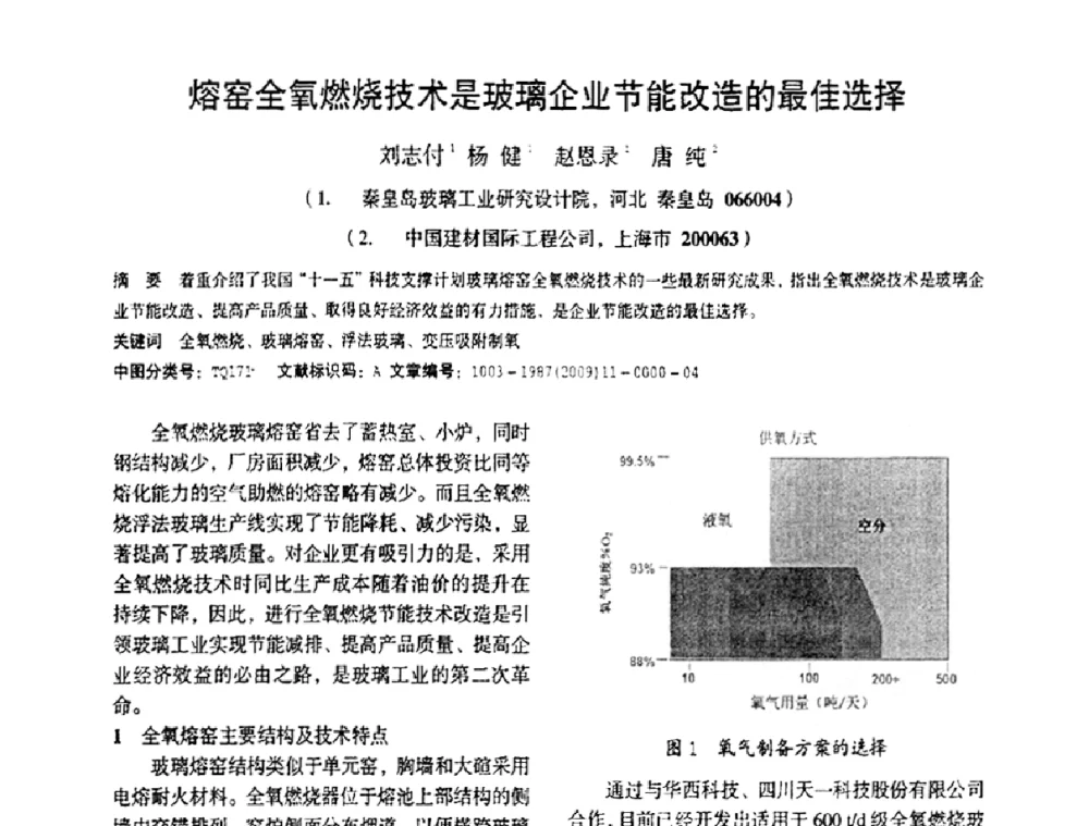 熔窑全氧燃烧技术是玻璃企业节能改造的最佳选择 - 2010全国玻璃技术交流研讨会