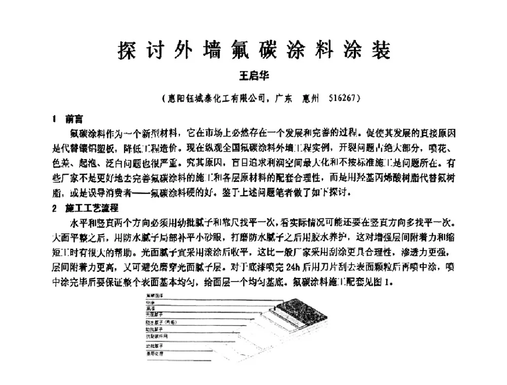 探讨外墙氟碳涂料涂装 - 第十一届全国建筑涂料技术、质量、信息与应用交流大会
