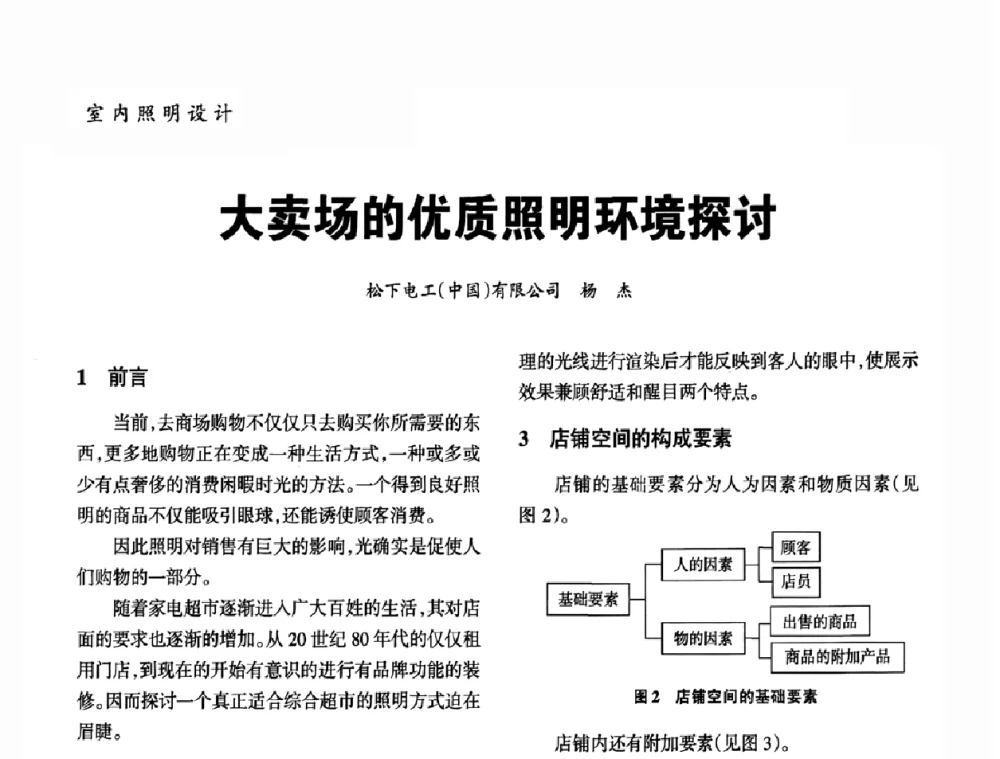 大卖场的优质照明环境探讨 - 2010年中国(天津)第三届光文化照明论坛
