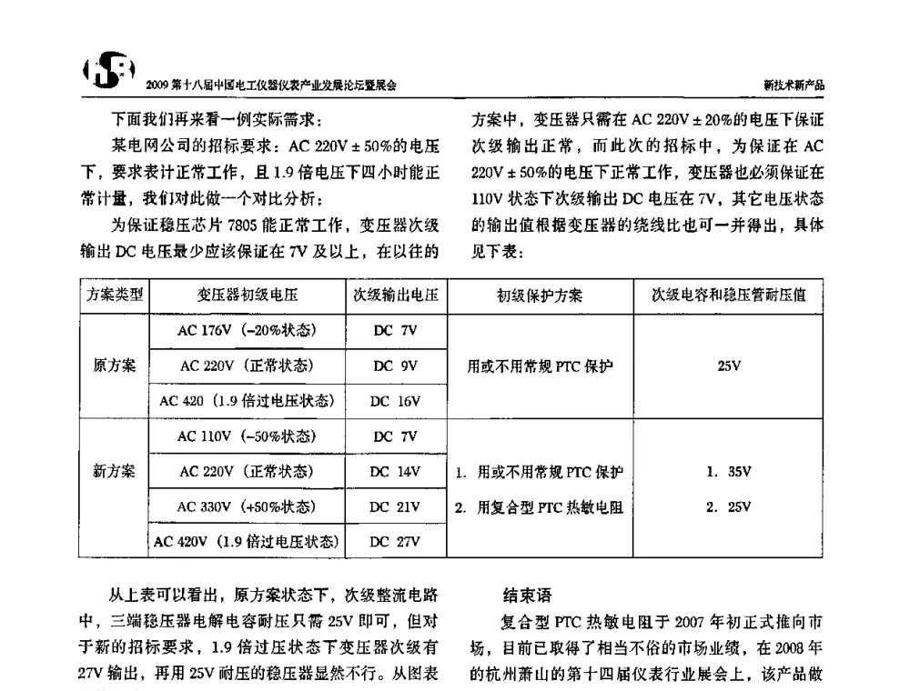 ATT7022C的应用 - 2009第十八届中国电工仪器仪表产业发展论坛