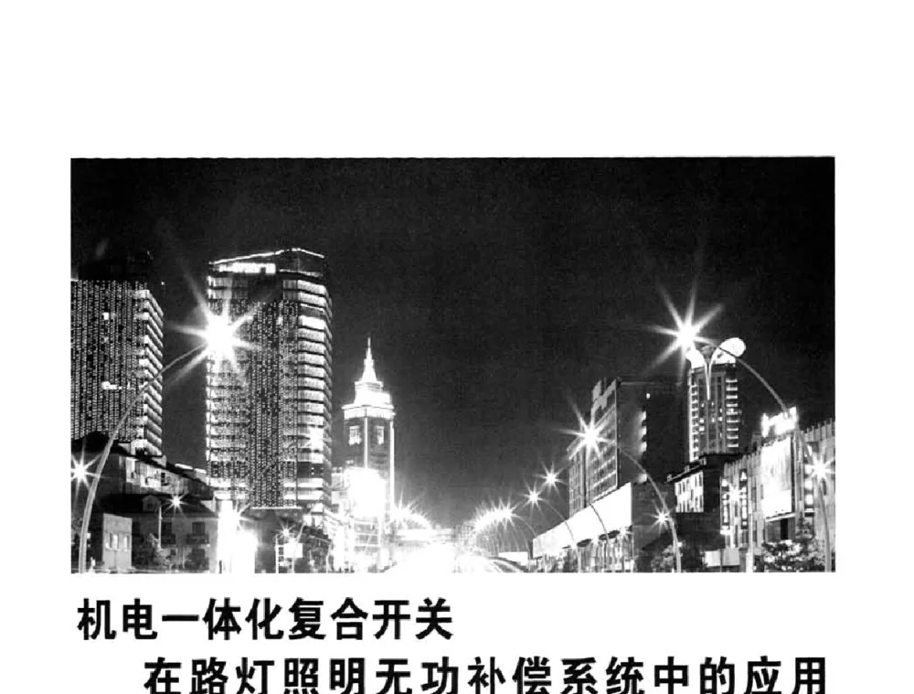 机电一体化复合开关在路灯照明无功补偿系统中的应用 - 2010中国道路照明论坛