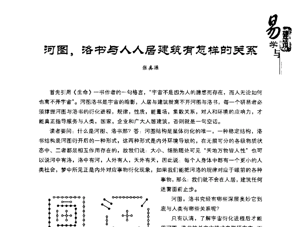 河图_洛书与人人居建筑有怎样的关系 - 2008易学与建筑文化高层研讨会