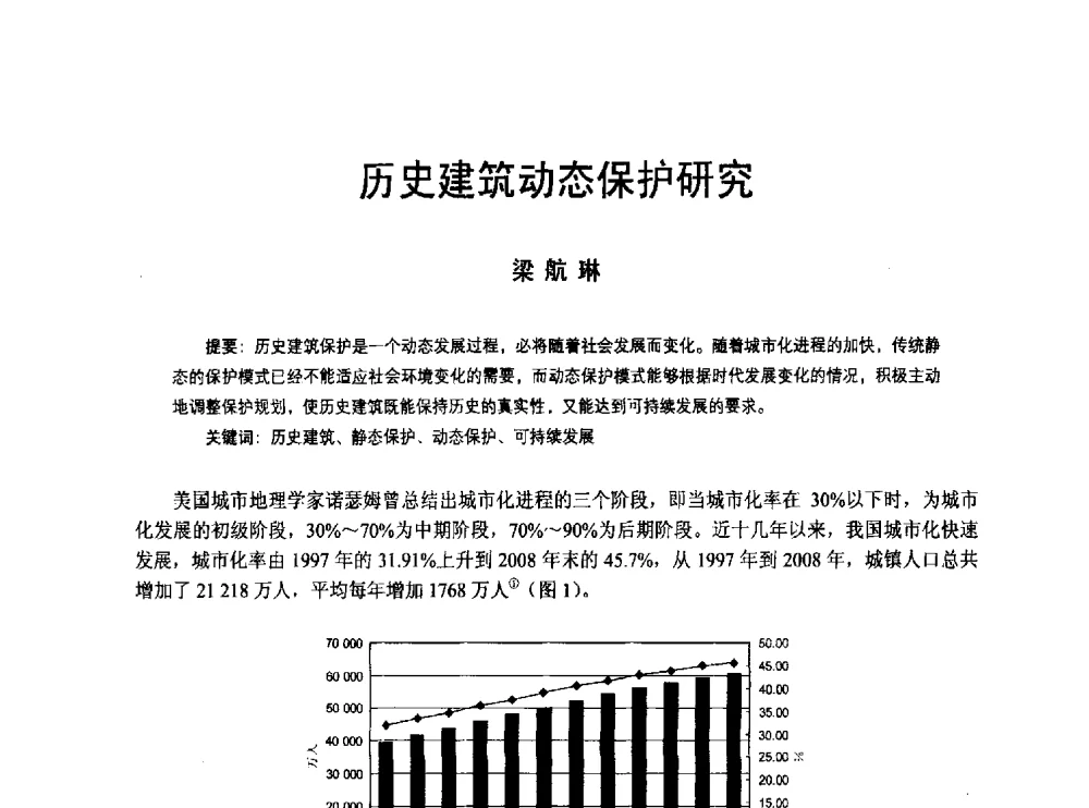历史建筑动态保护研究 - 2010年中国近代建筑史国际研讨会