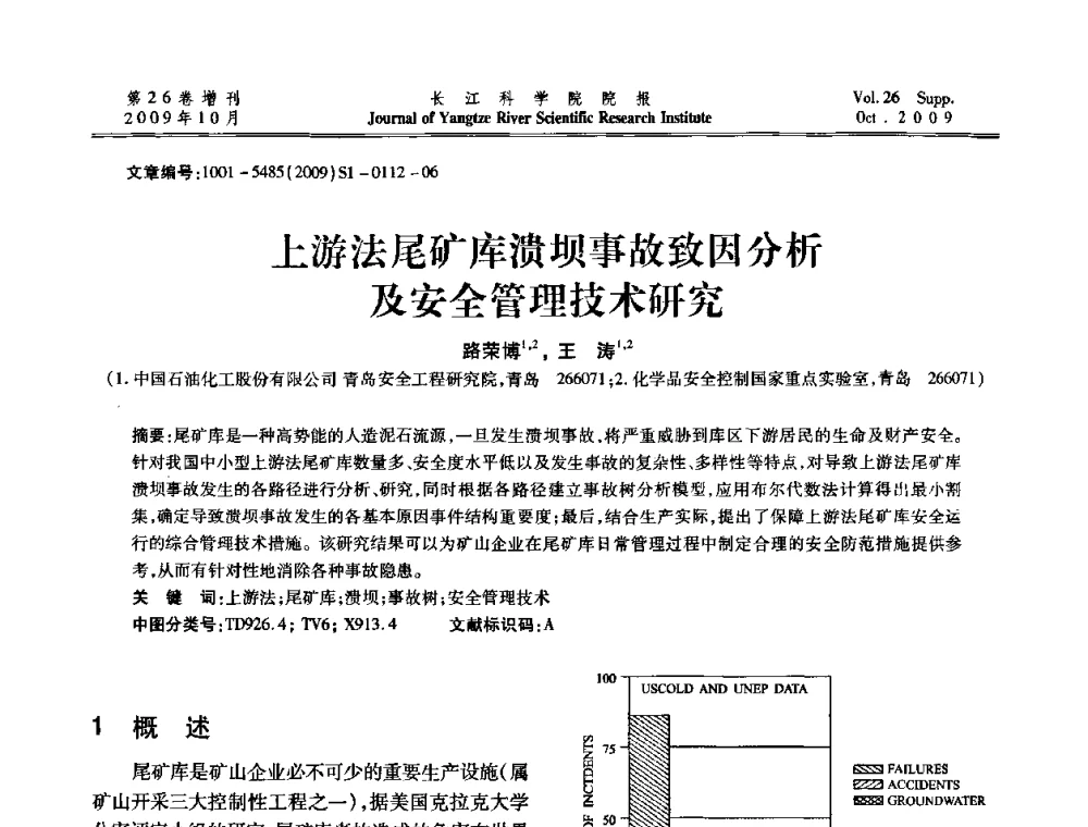 上游法尾矿库溃坝事故致因分析及安全管理技术研究 - 第6届全国水利工程渗流学术研讨会