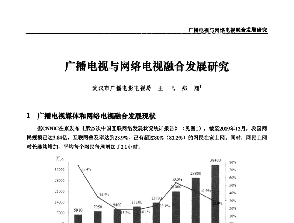 广播电视与网络电视融合发展研究 - 第十届全国互联网与音视频广播发展研讨会