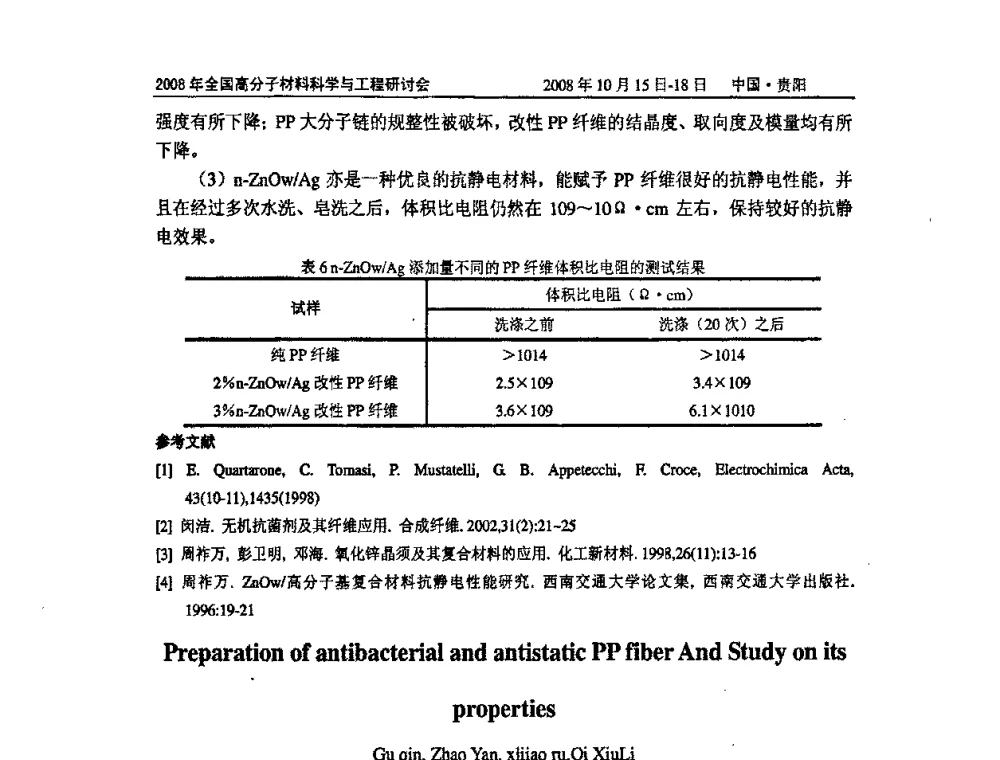 聚乳酸_接枝炭黑复合材料的结晶熔融双峰行为研究 - 2008年全国高分子材料科学与工程研讨会